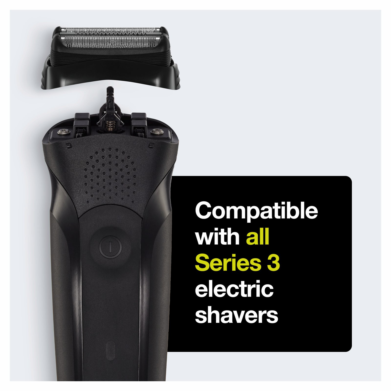 Braun Series 3 Byteskassett till elektriskt rakapparatshuvud 21B Svart