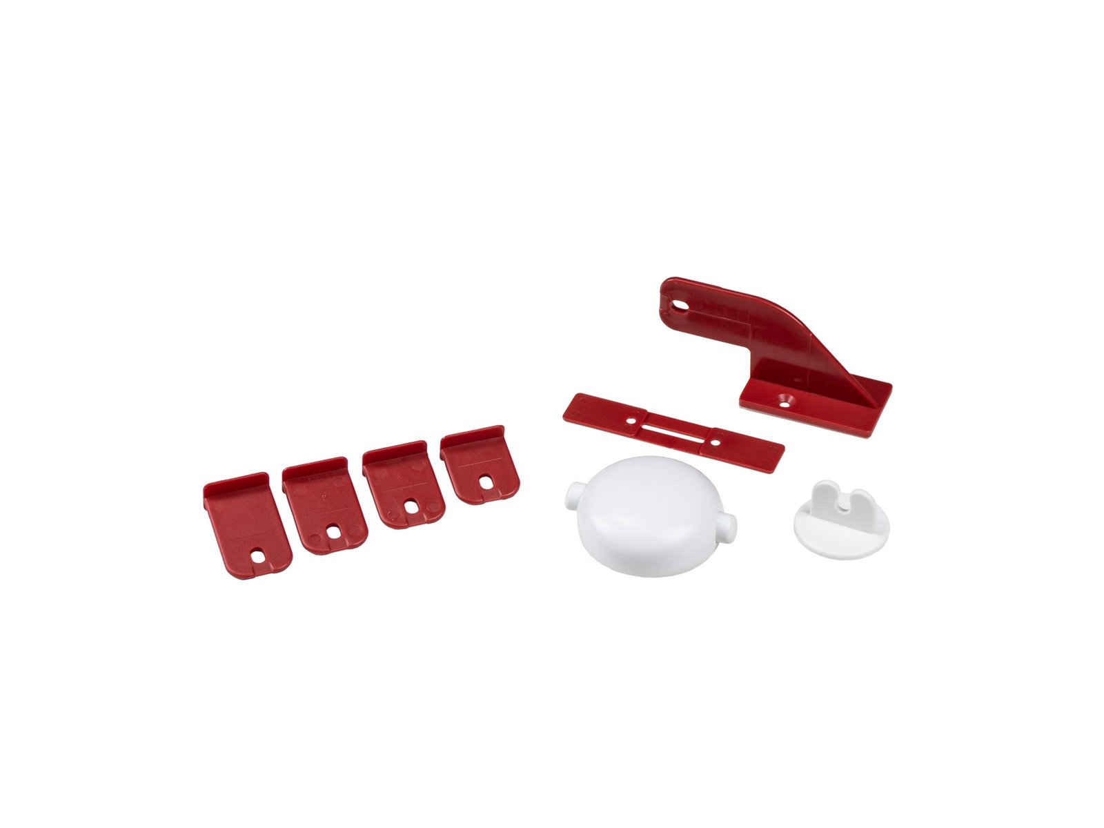 Safe & Care Självhäftande Dubbelt Skåpdörrlås SC810 Vit