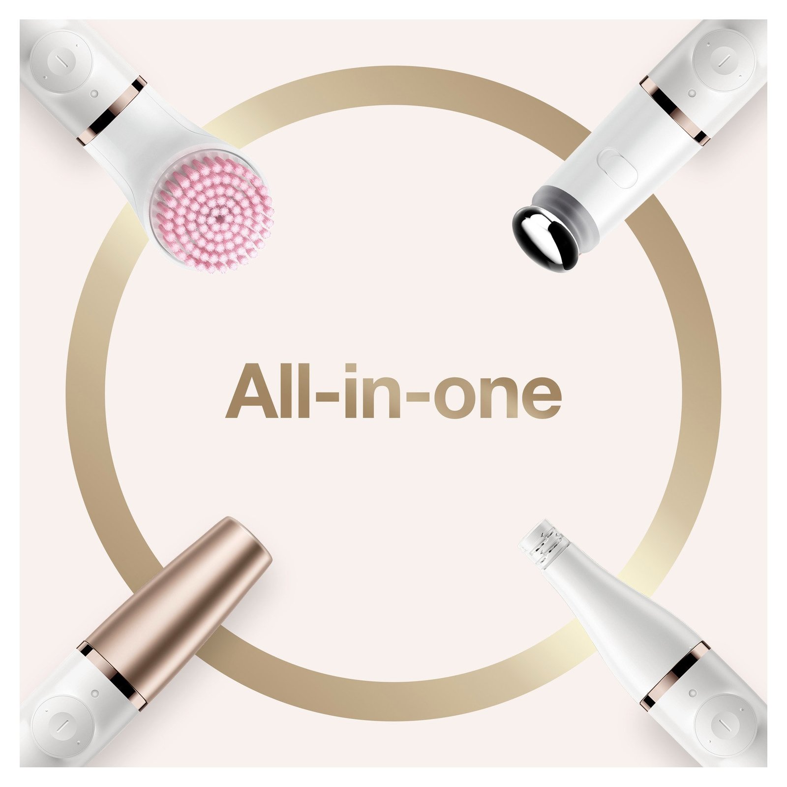 Braun FaceSpa Pro 912 Ansiktsepilator Med 3 Extrafunktioner