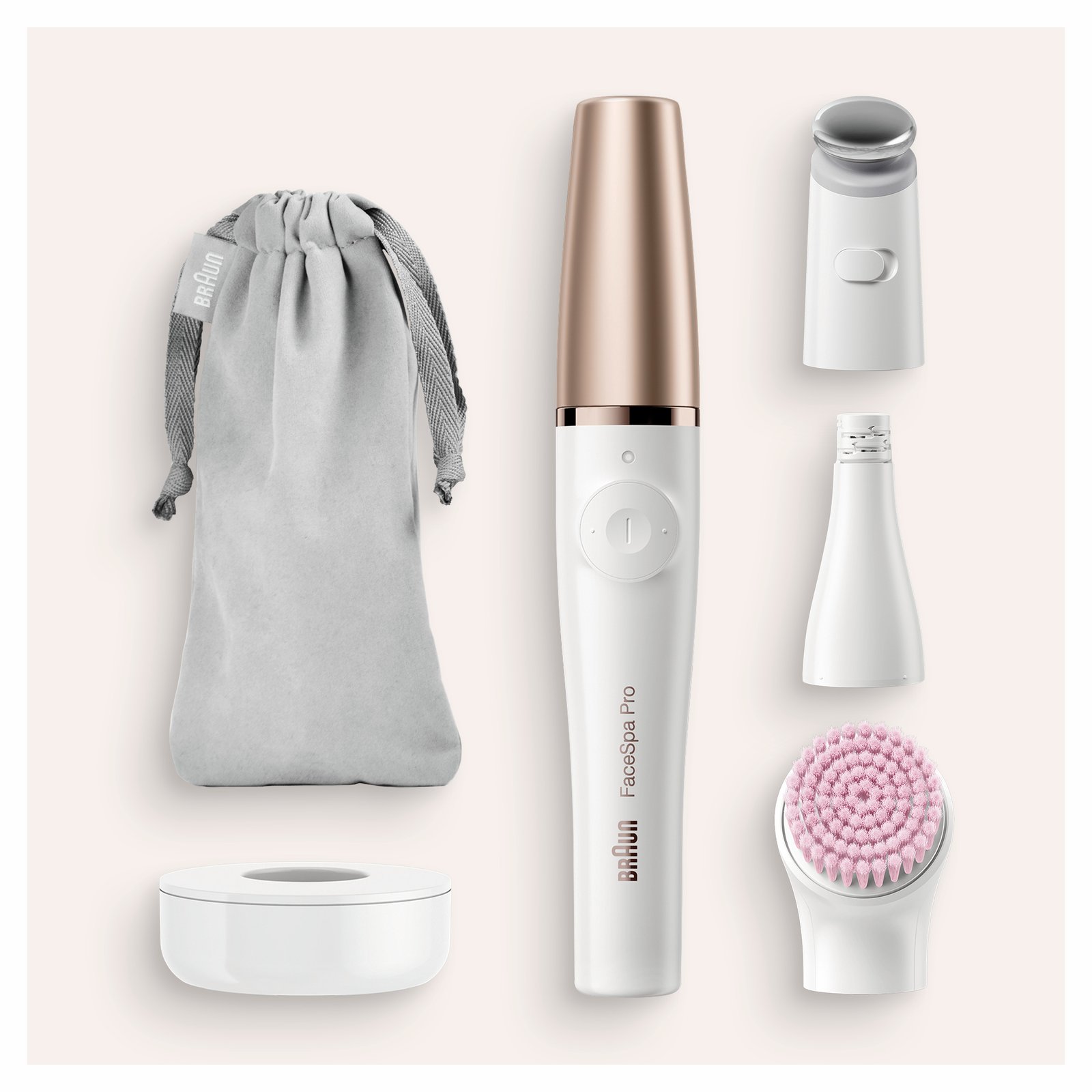 Braun FaceSpa Pro 912 Ansiktsepilator Med 3 Extrafunktioner
