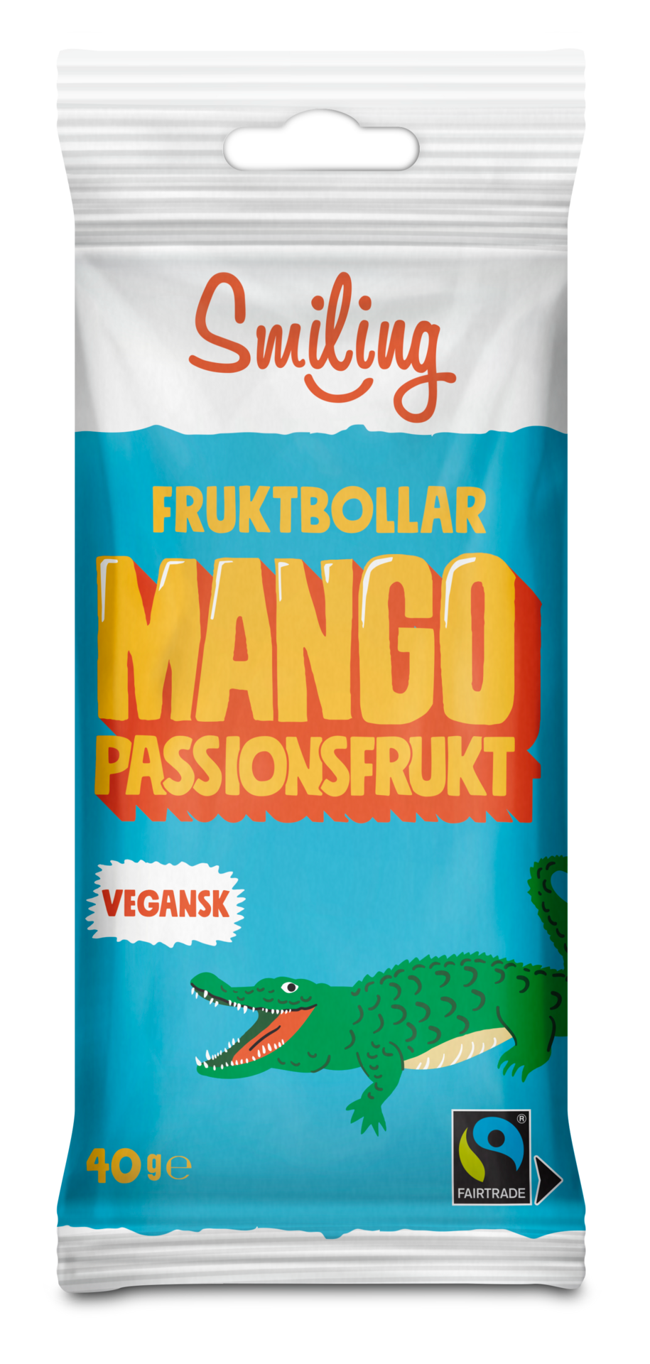 Smiling Fruktbollar Mango & Passionsfrukt 40 g
