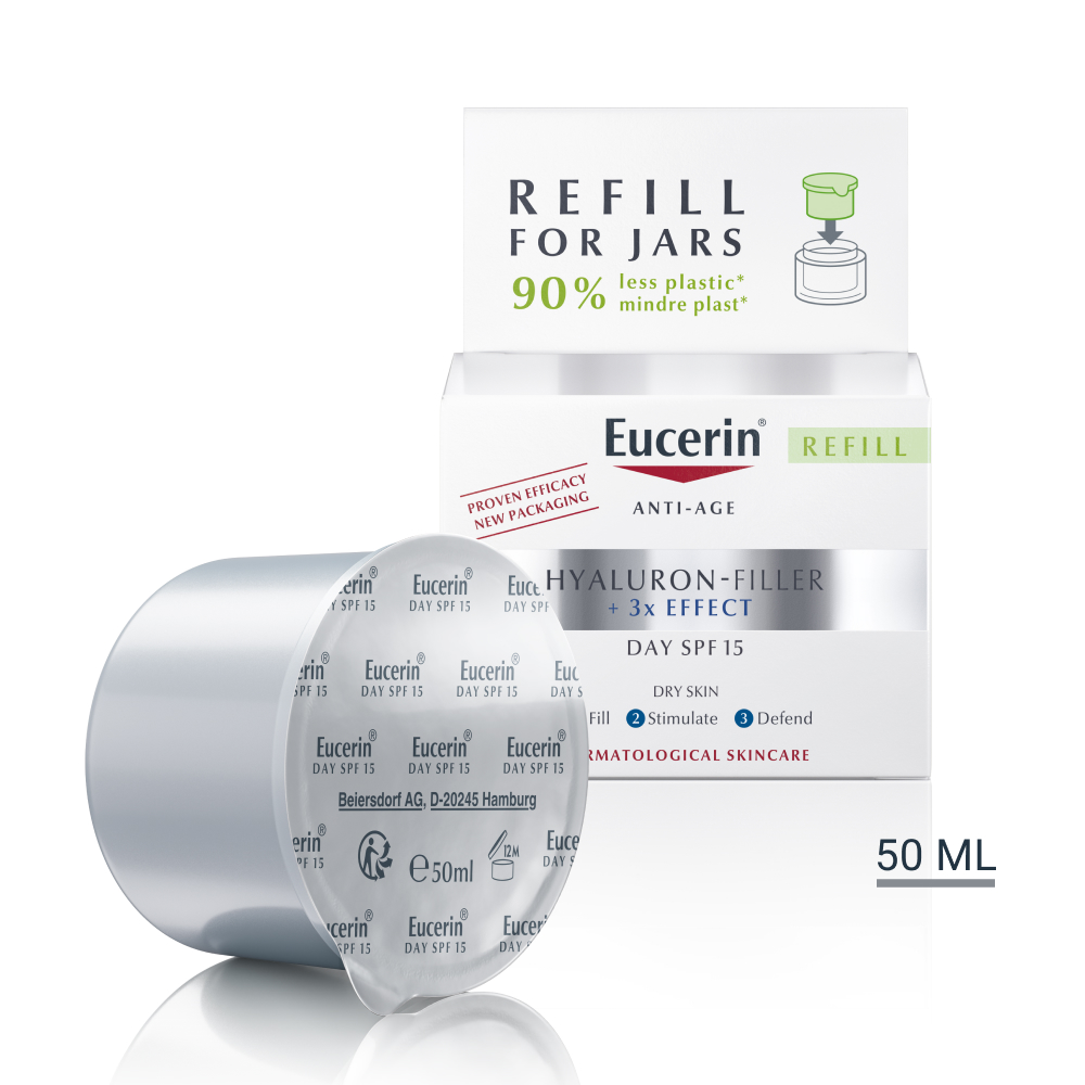 Eucerin Hyaluron-Filler +3x Effect SPF15 Dry Skin Refill 50 ml