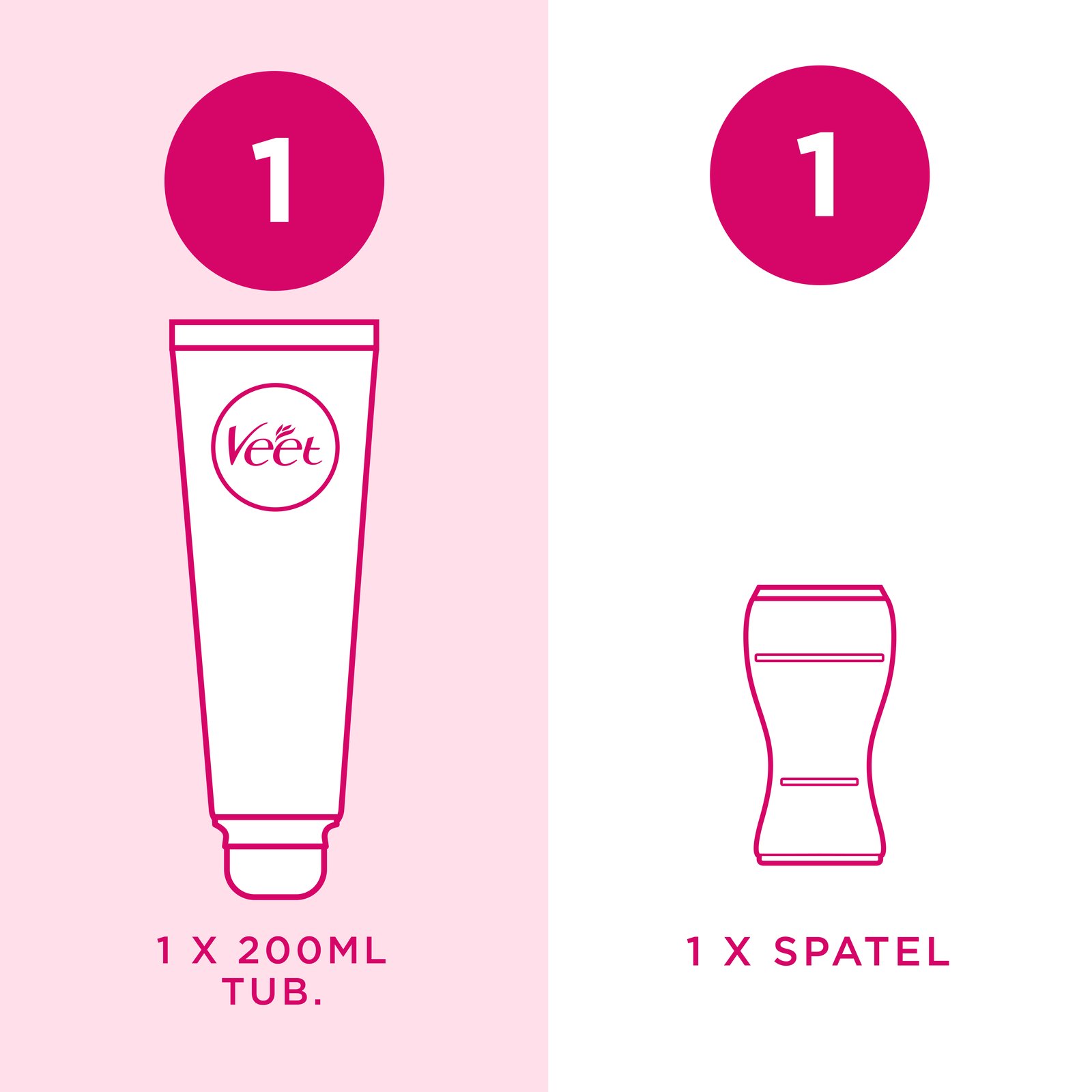 Veet Pure Hair Removal Cream Dry Skin Body & Legs 200 ml