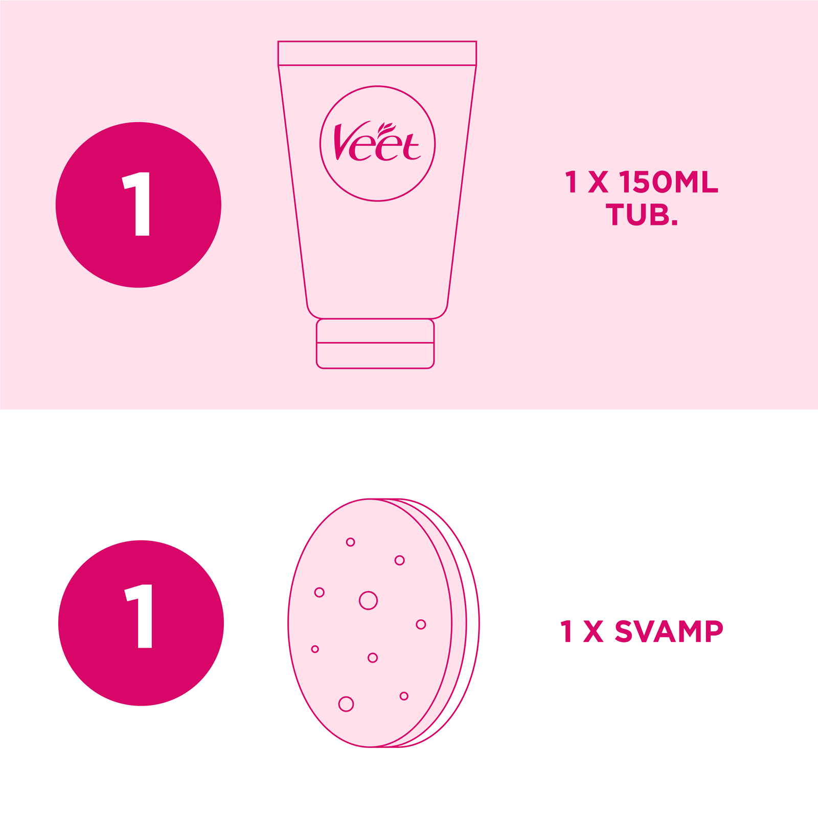 Veet Pure In Shower Hair Removal Cream Legs & Body Dry Skin 150 ml