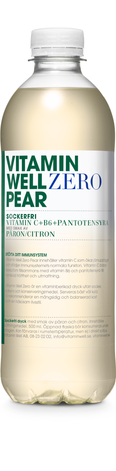 Vitamin Well Zero Pear 500 ml