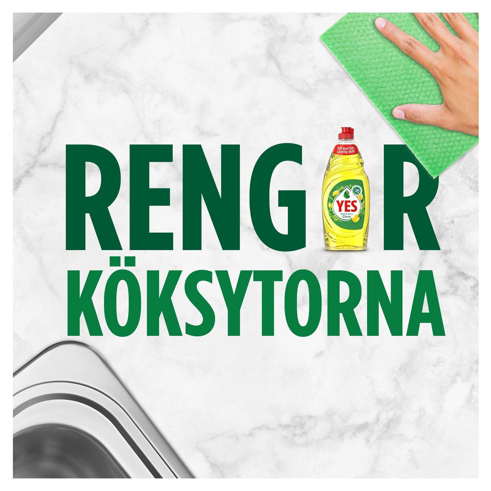 YES Diskmedel Citron 520ml