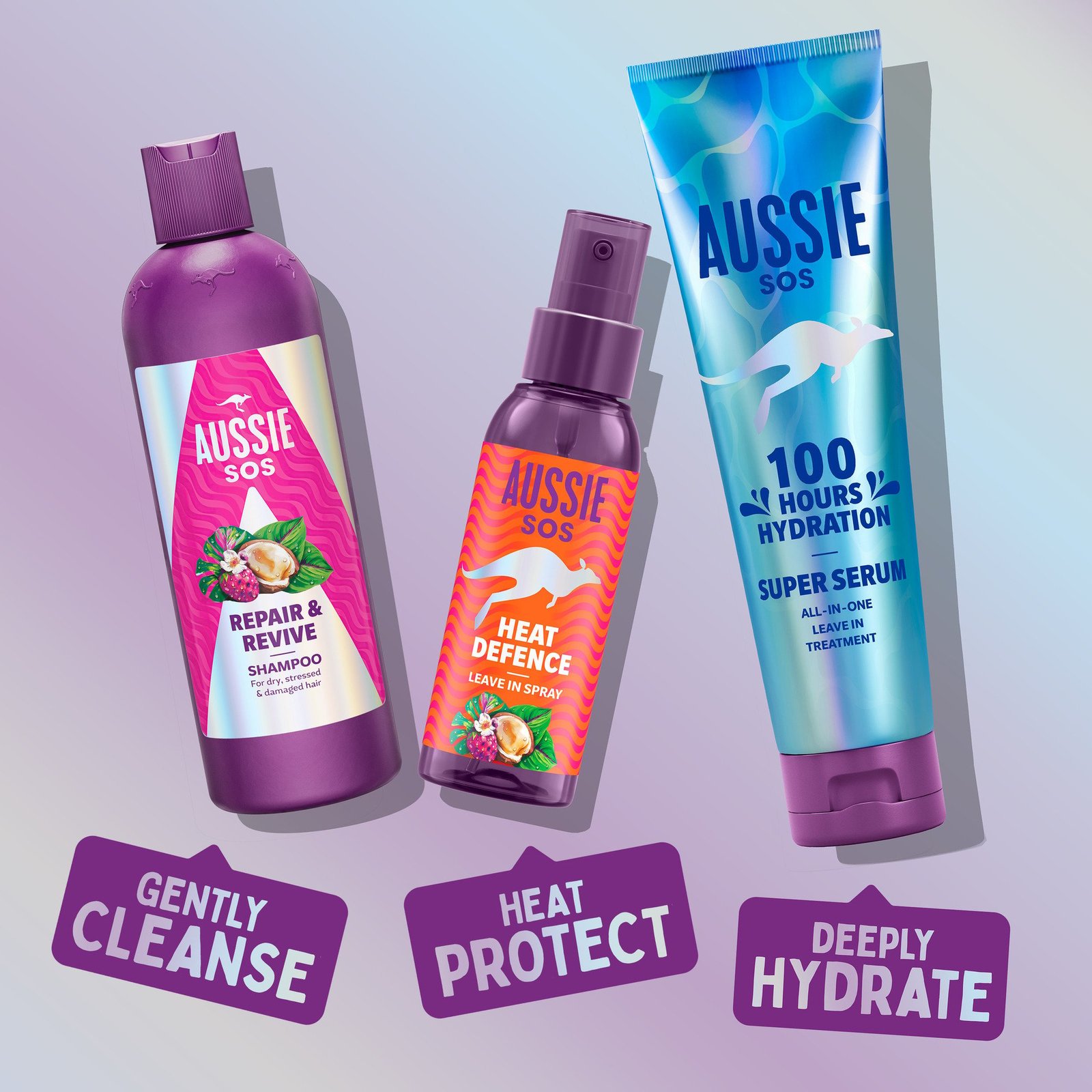 Aussie SOS Heat Defence Leave-In Spray 100ml