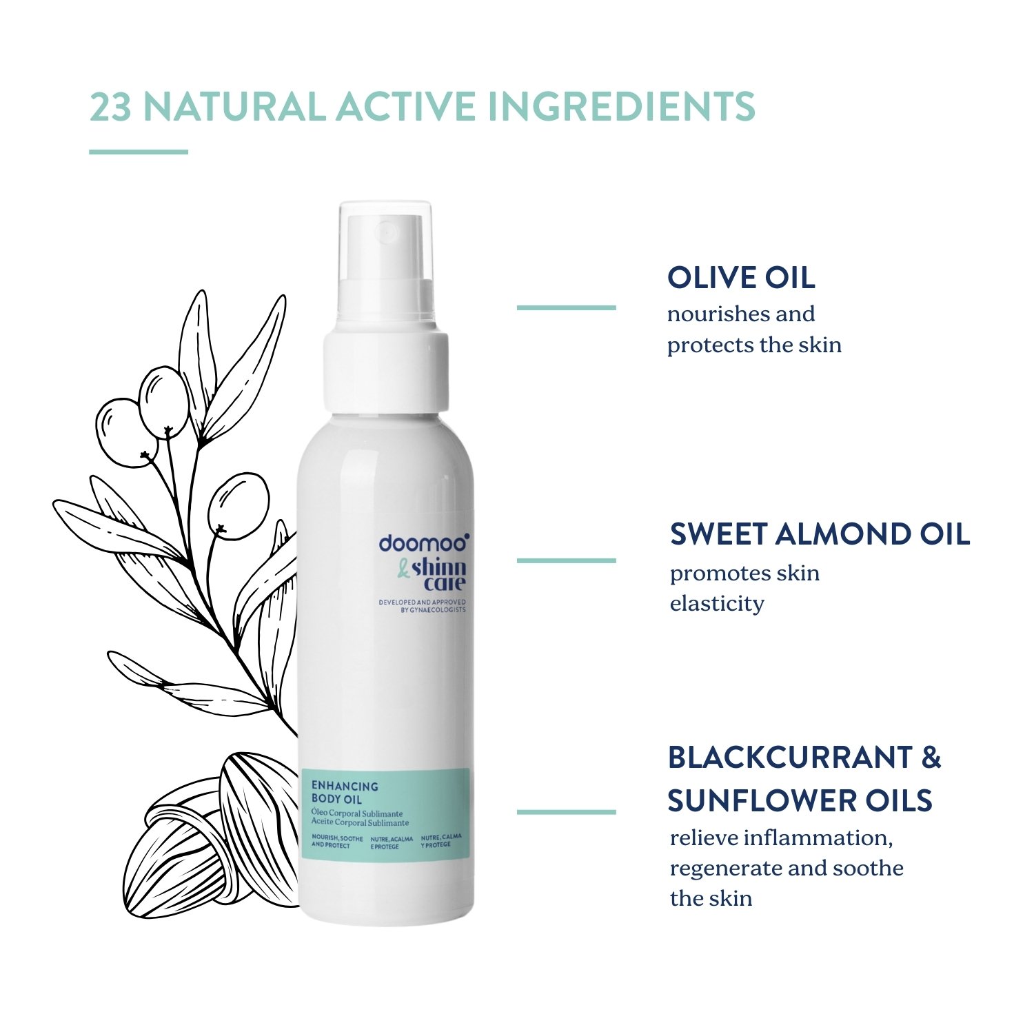 Doomoo ShinnCare Vårdande Gravidolja 100 ml