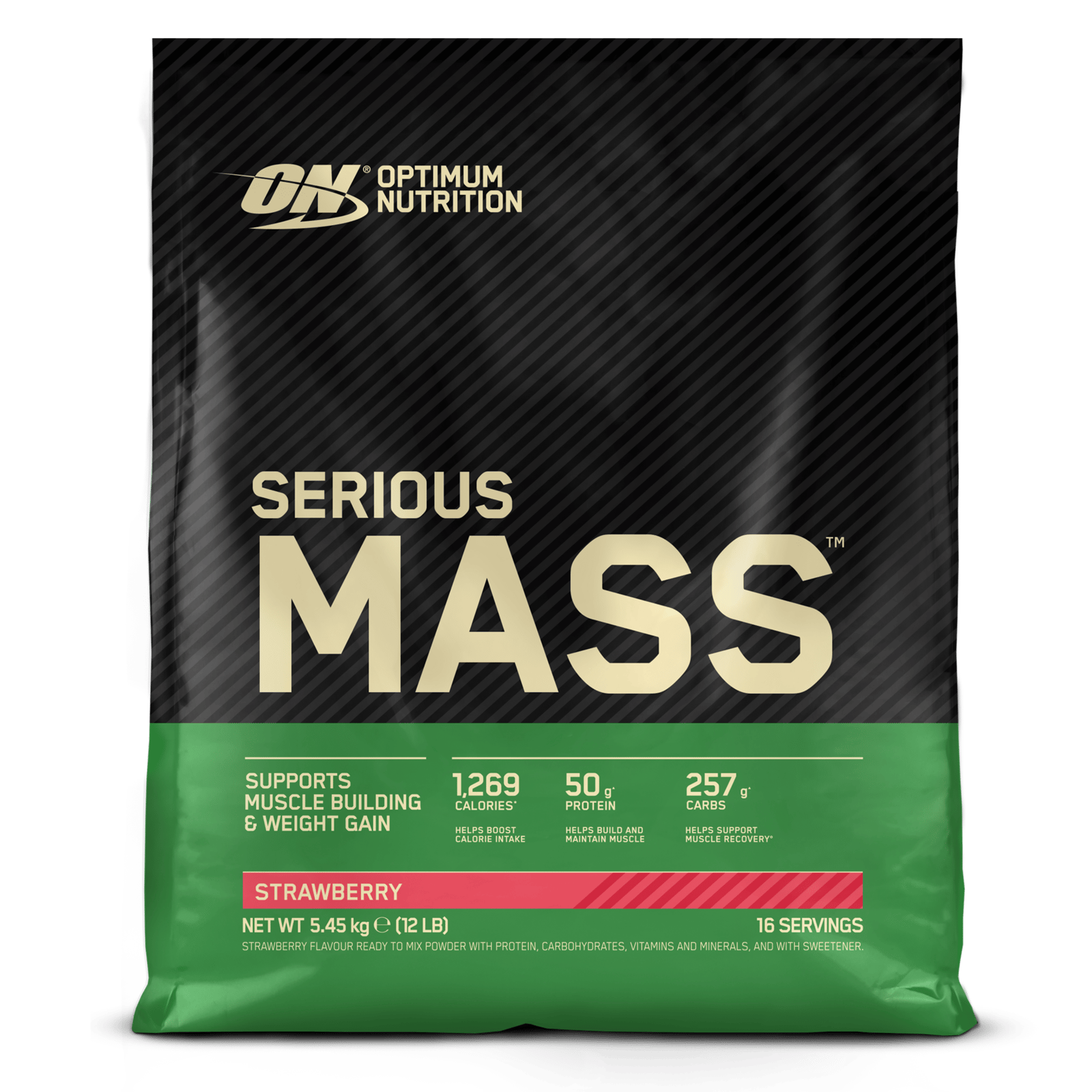 Optimum Nutrition Serious Mass Strawberry 5450g