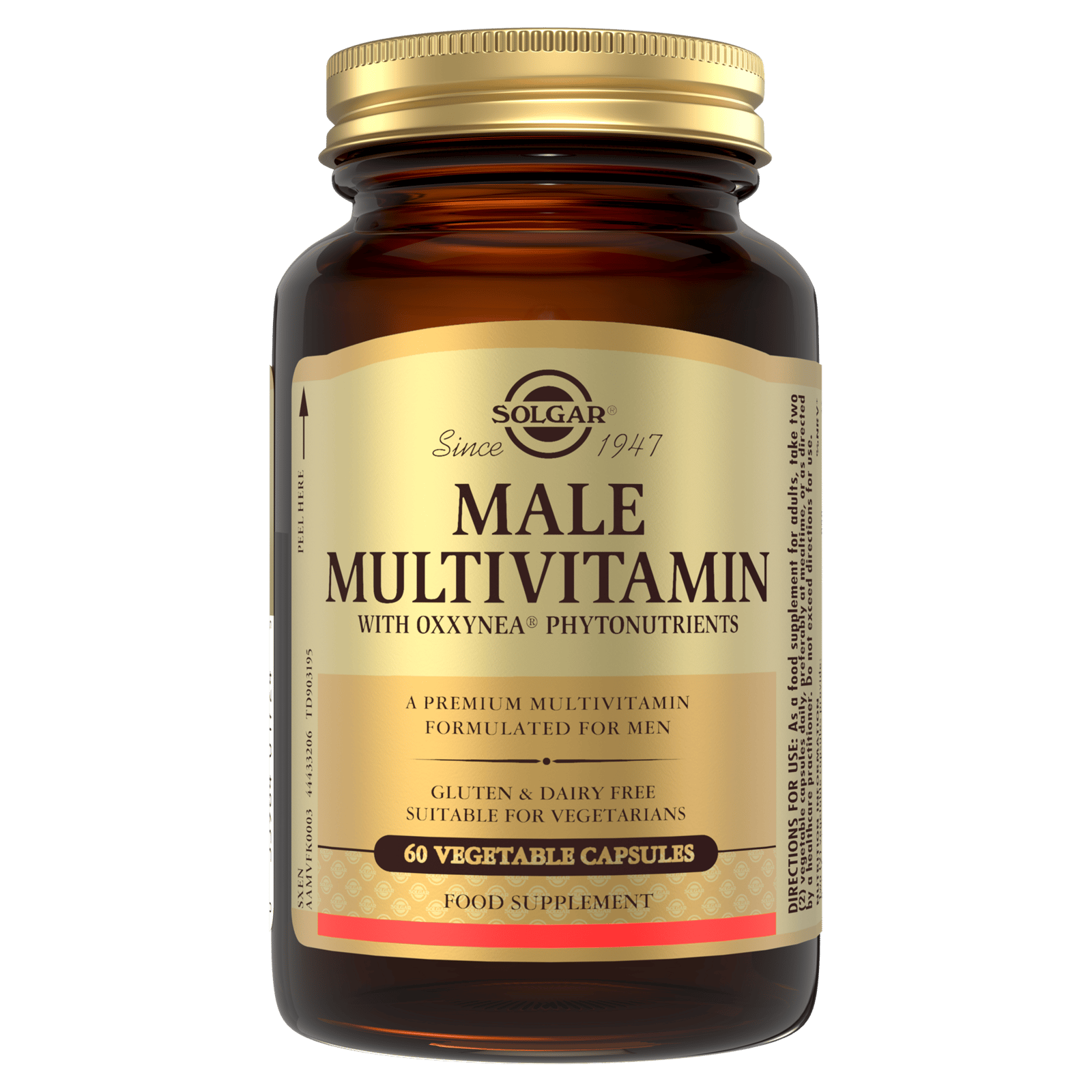 Solgar Male Multivitamin w Oxxynea Phytonutrients för Män 60 kaps