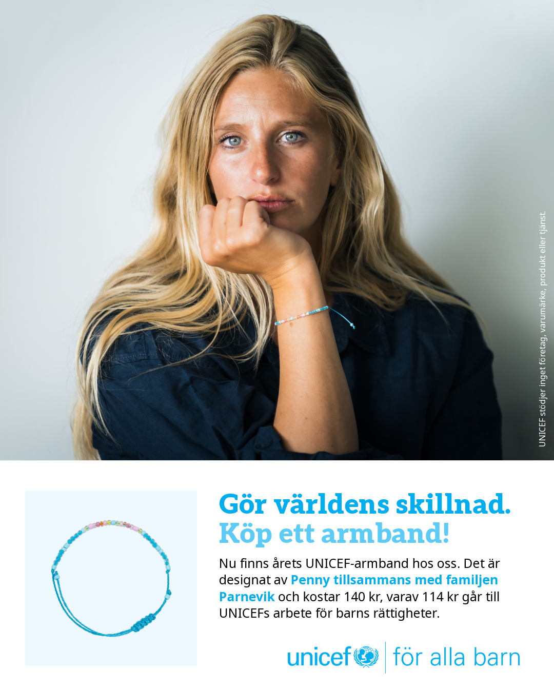 UNICEF Sverige Armband för alla barn