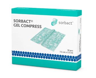Sorbact Gel Compress 7,5 x 7,5cm 10st