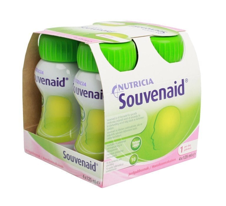 Nutricia Souvenaid Jordgubb 4 x 125 ml