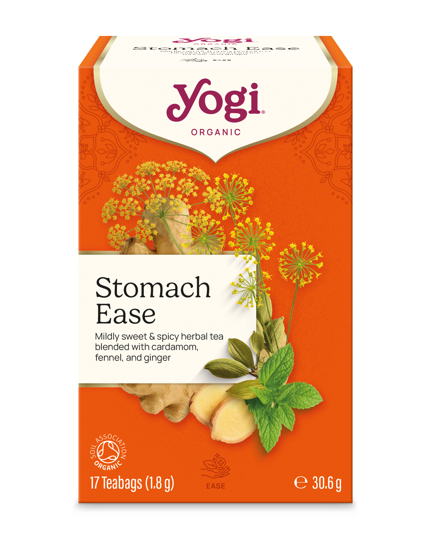 Yogi Tea Stomach Ease KRAV certifierad 17 påsar