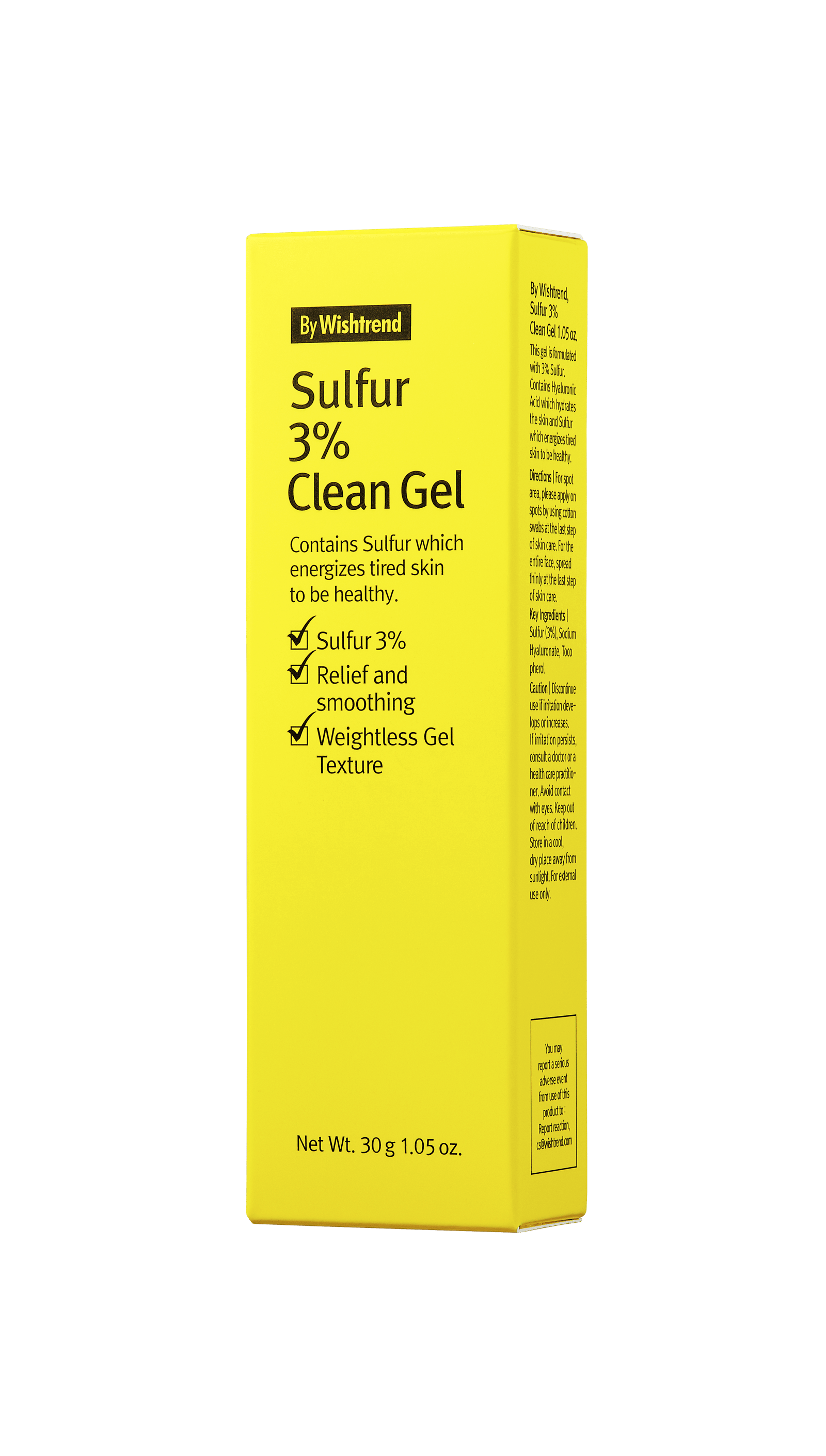By Wishtrend Sulfur 3% Clean Gel 30g