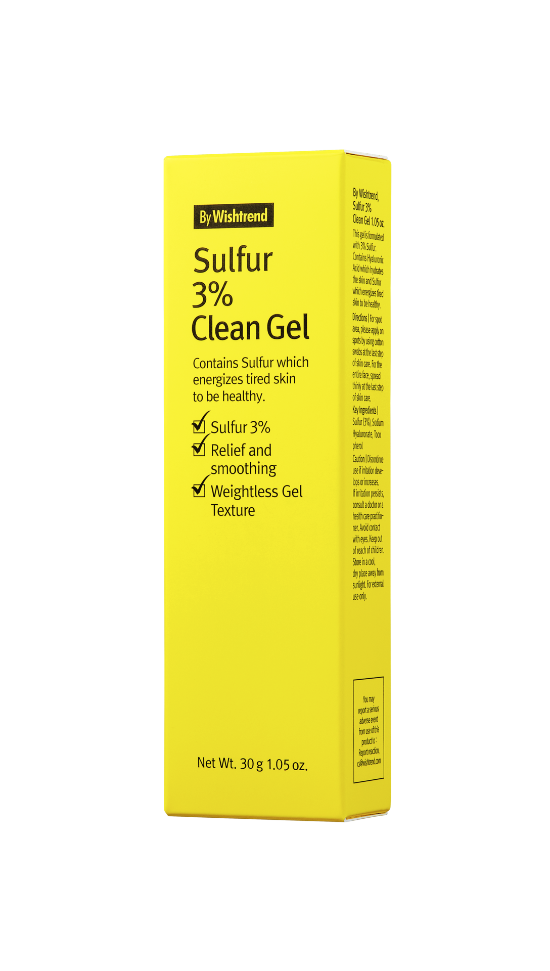 By Wishtrend Sulfur 3% Clean Gel 30g