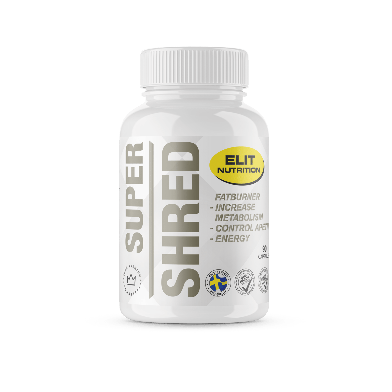 Elit Nutrition Super Shred Fatburner 90 kapslar