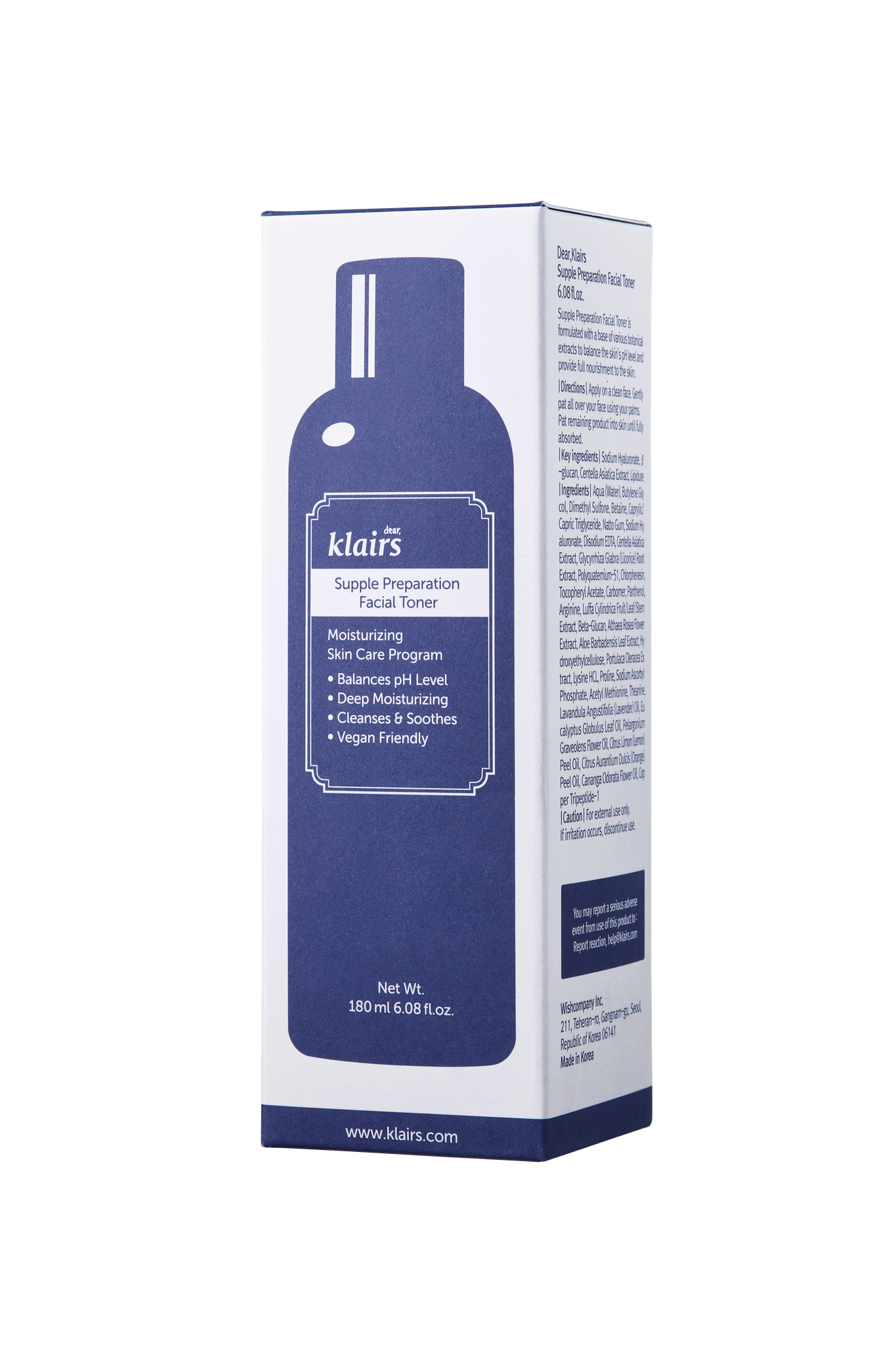 Klairs Supple Preparation Unscented Toner 180 ml
