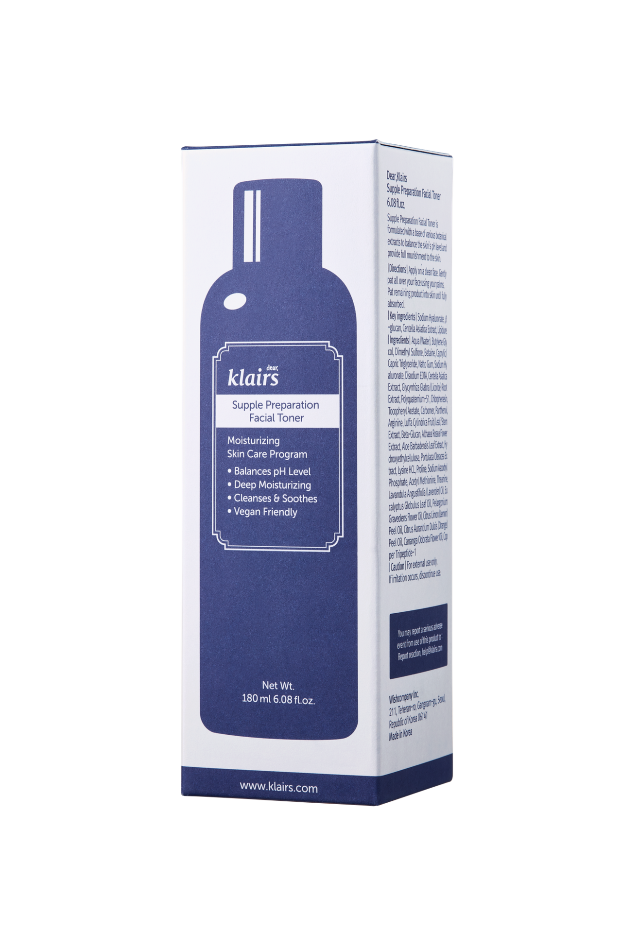 Klairs Supple Preparation Unscented Toner 180 ml