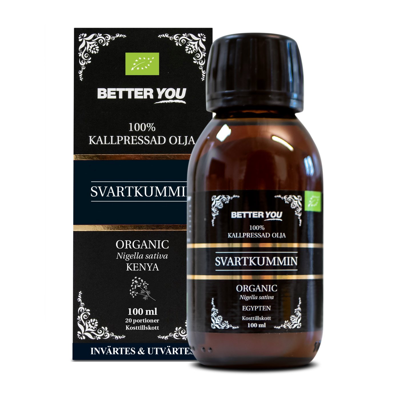 Better You Svartkumminolja EKO Kallpressad 100 ml