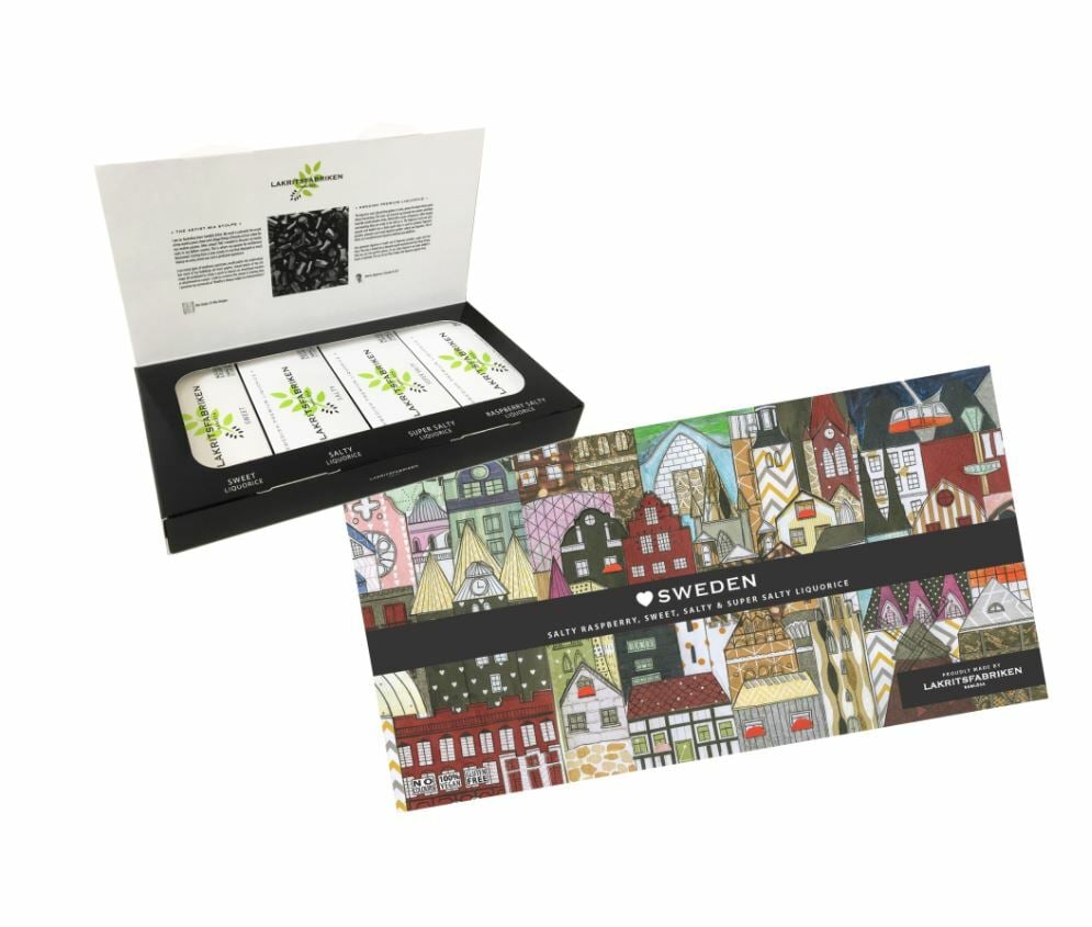 Lakritsfabriken Signature Line Sweden 4-pack 160g