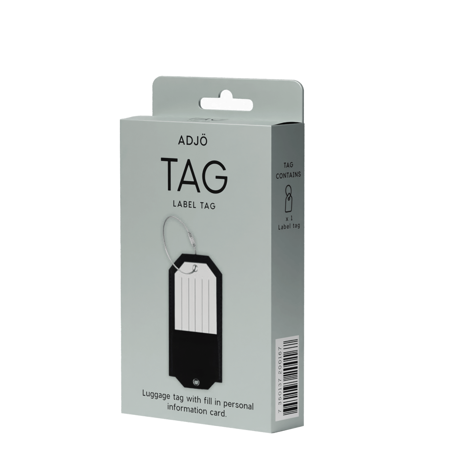ADJÖ TAG Label Tag Black