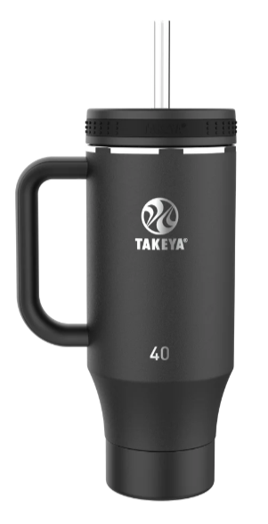 TAKEYA Standard Straw Tumbler Onyx 1,2l