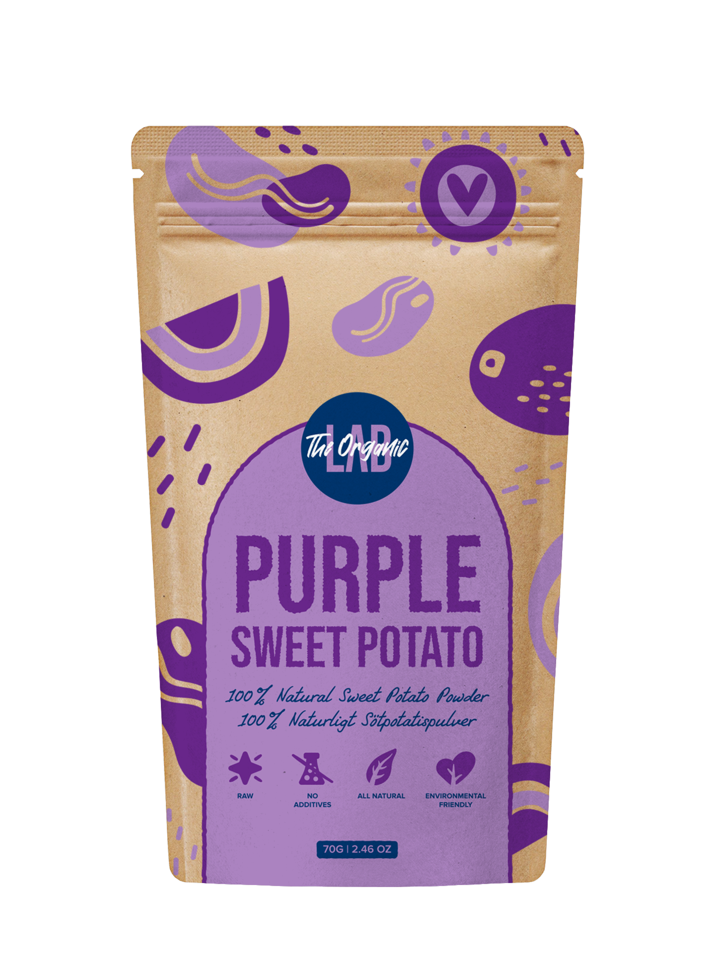 The Organic Labs Purple Sweet Potato pulver 70g