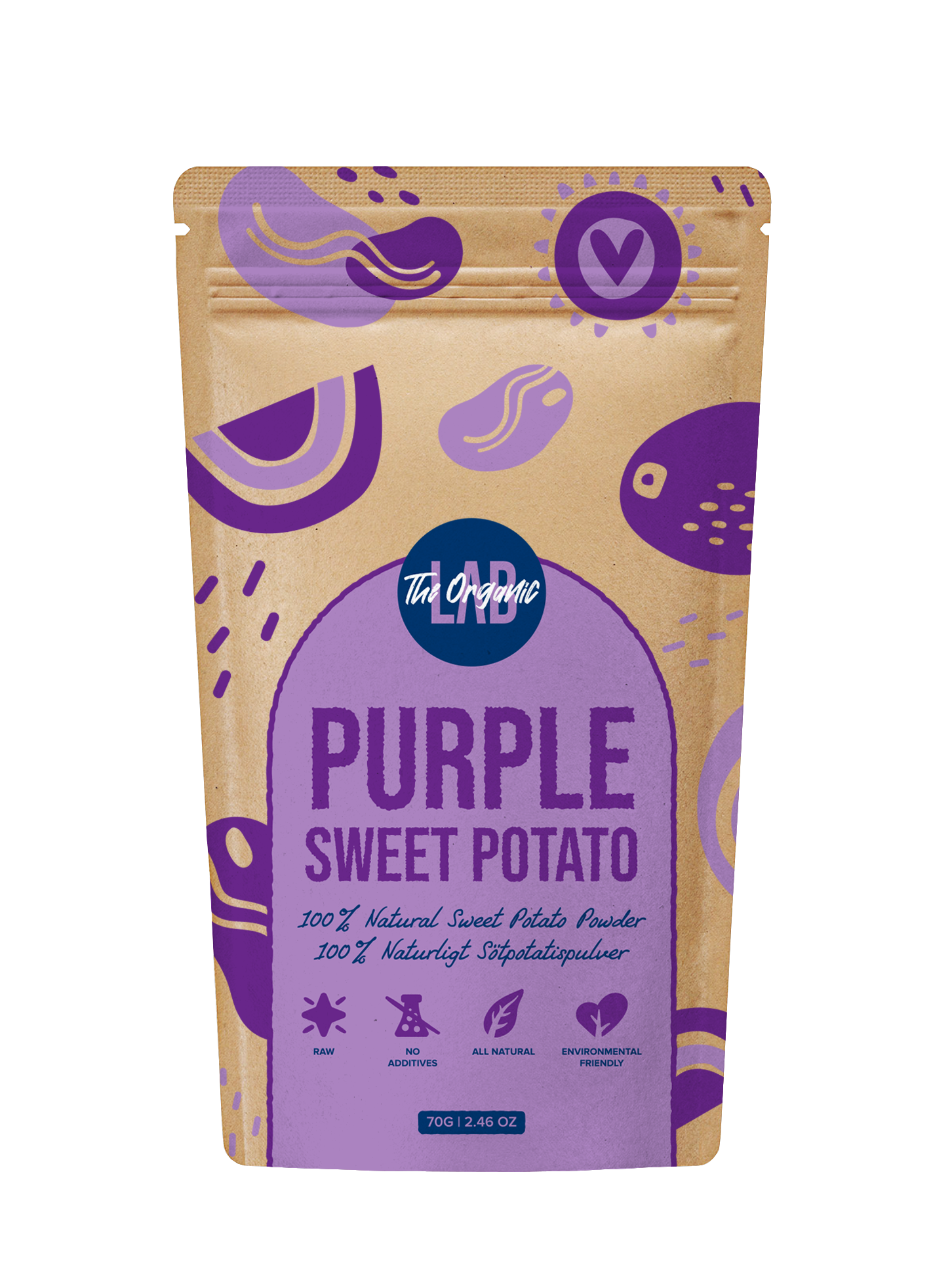 The Organic Labs Purple Sweet Potato pulver 70g