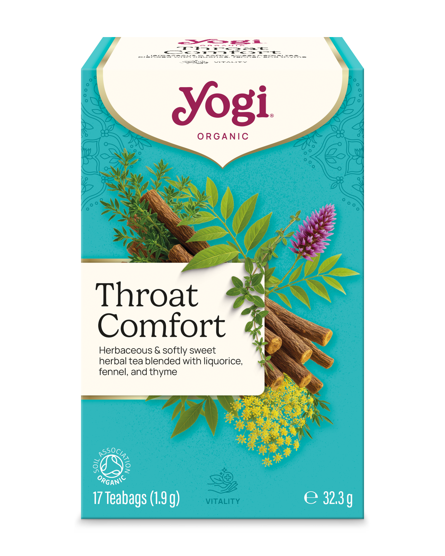 Yogi Tea Throat Comfort KRAV 17 påsar