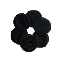 Imse Amningsinlägg Ekologisk Bomull Black 6 st