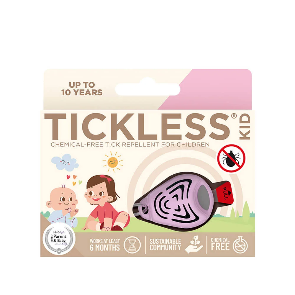 TICKLESS Baby/Barn Fästingskydd Rosa 1 st