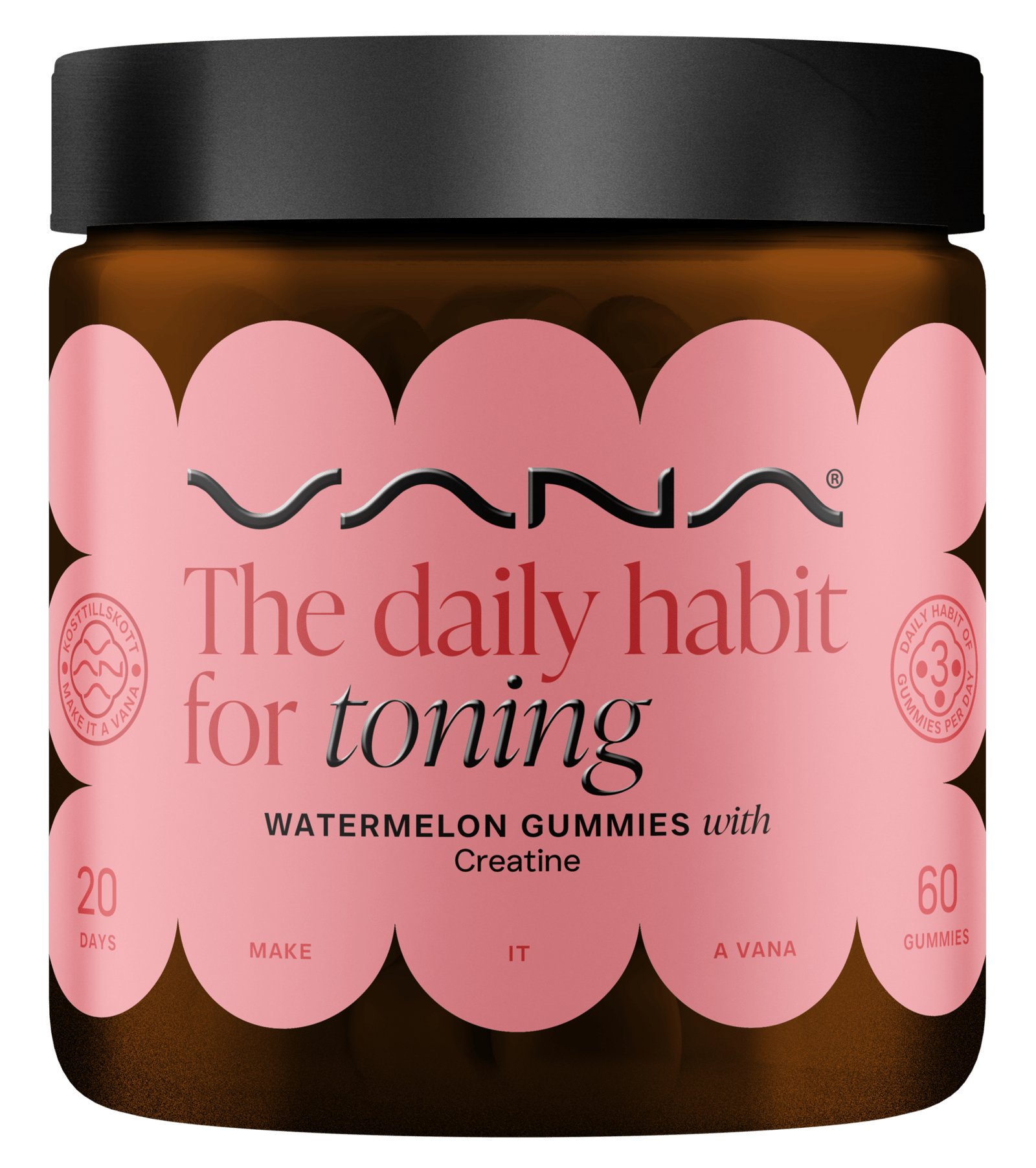 VANA Toning - Creatine Watermelon 60 gummies