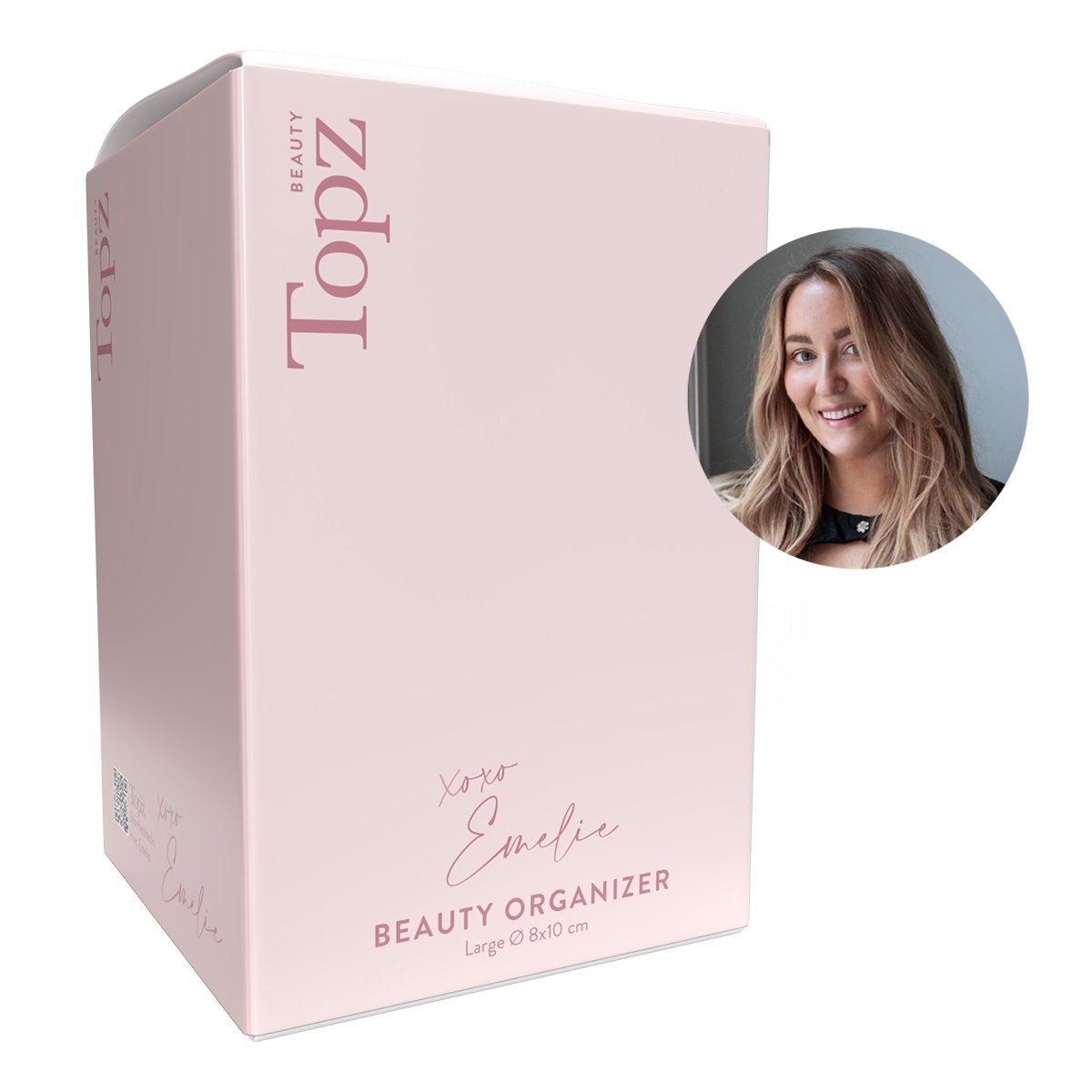 Topz x Hairtalk by Emelie Beauty Organizer i glas Big 1st