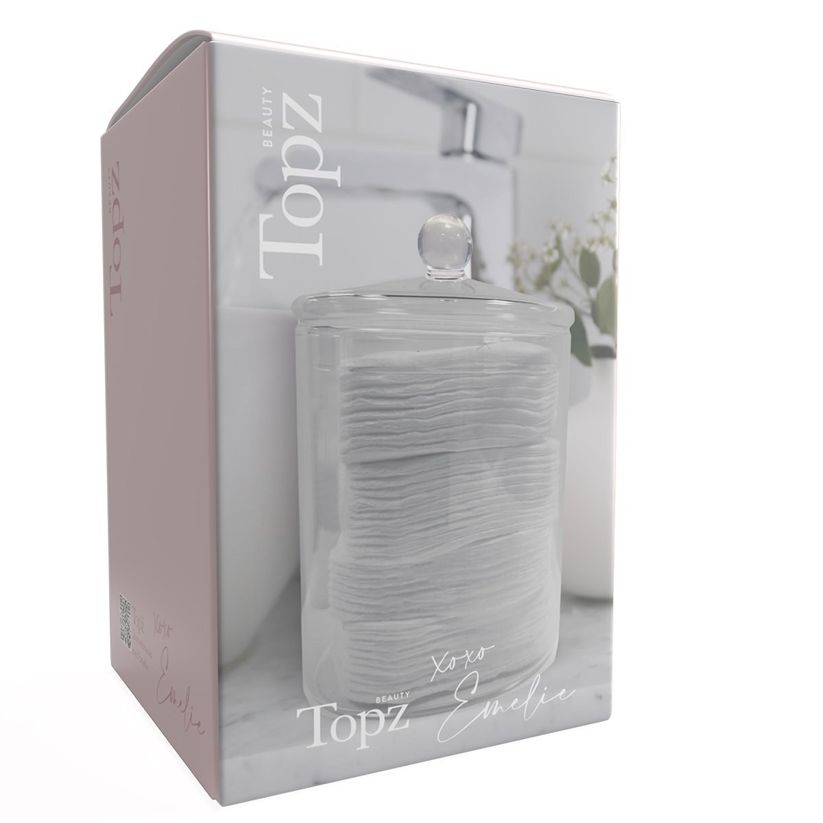 Topz x Hairtalk by Emelie Beauty Organizer i glas Big 1st