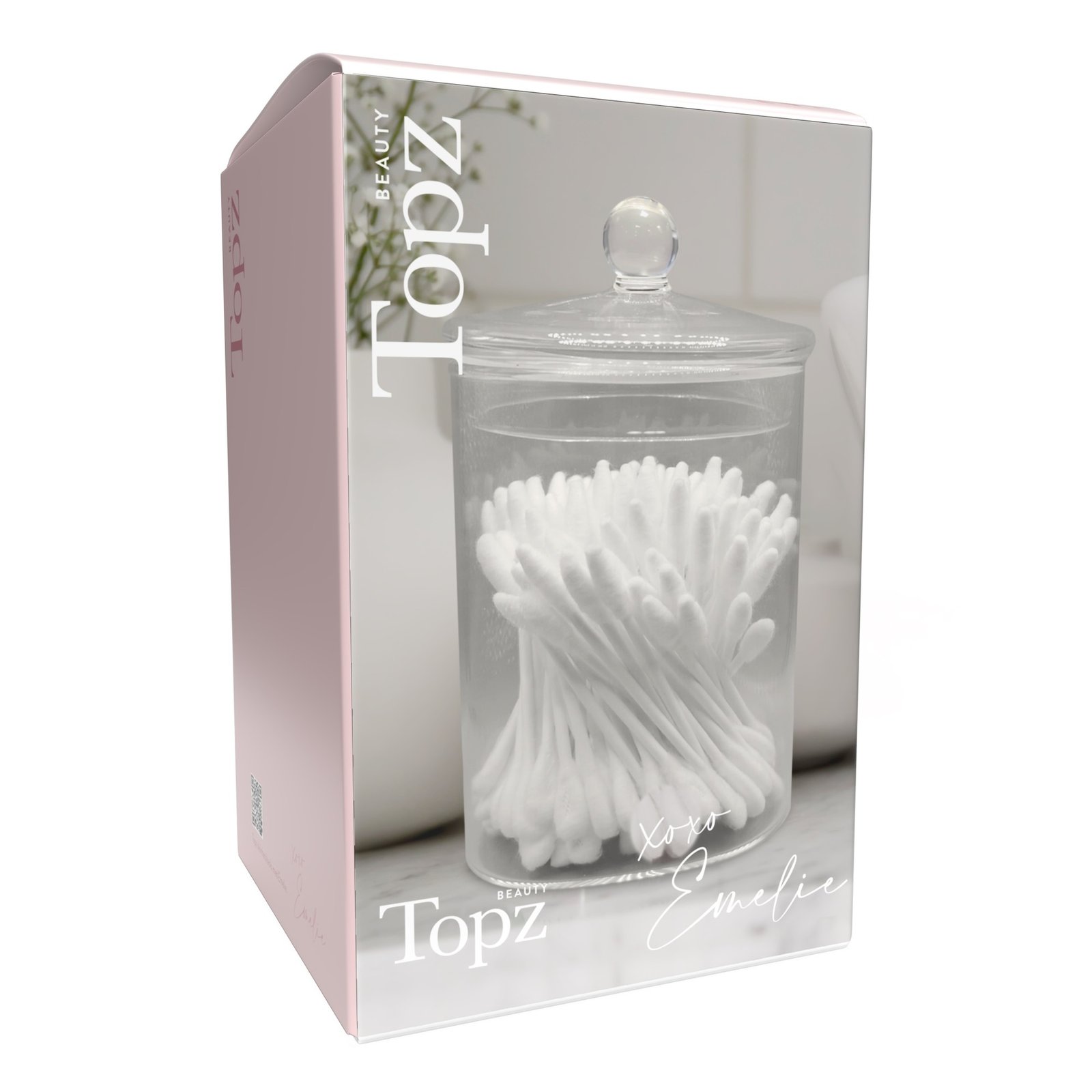 Topz x Hairtalk by Emelie Beauty Organizer i glas Small 1st