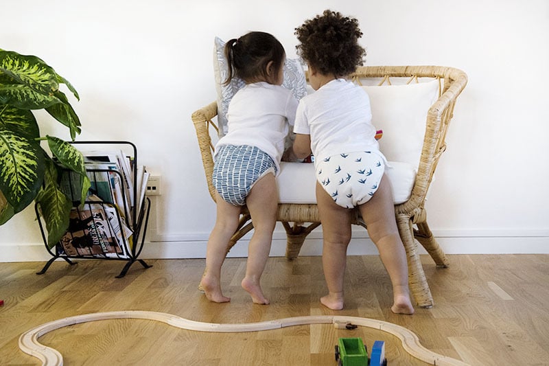 Vimse Träningsbyxa L 9-12 kg Pink Teddy 2 st