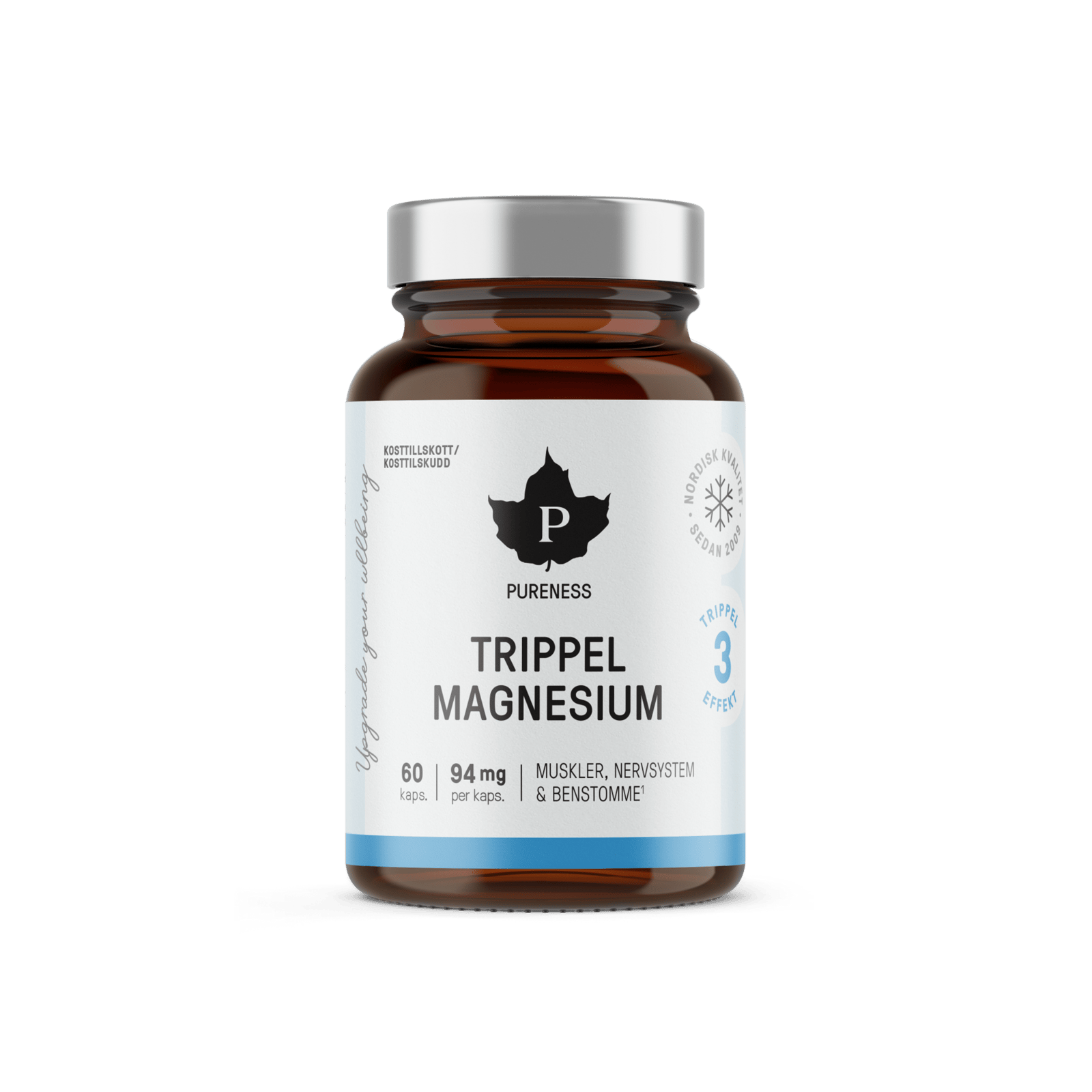 Pureness Trippel Magnesium 60 kapslar