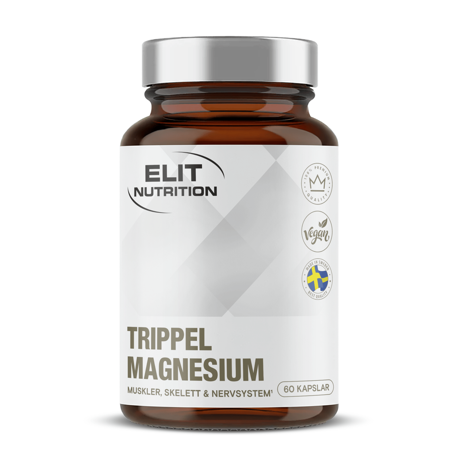 Elit Nutrition Trippel Magnesium 60 kapslar