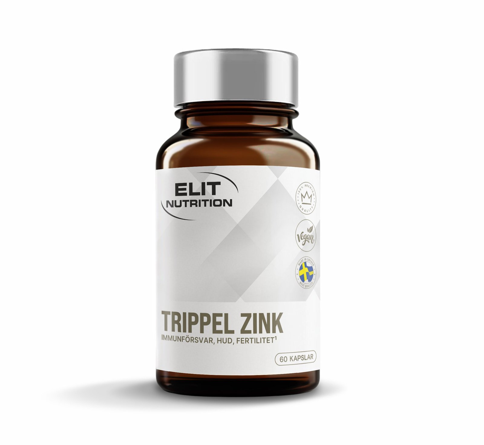 Elit Nutrition Trippel Zink 60 kapslar