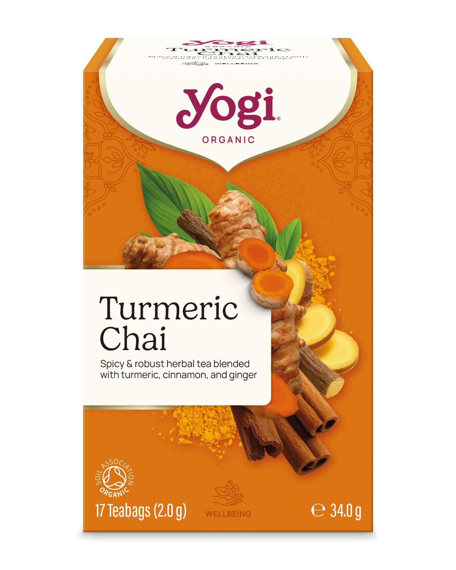 Yogi Tea Turmeric Chai 17 påsar