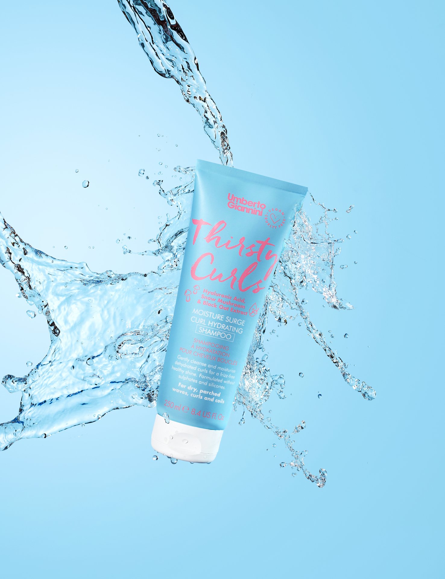 Umberto Giannini Thirsty Curls Shampoo 250 ml