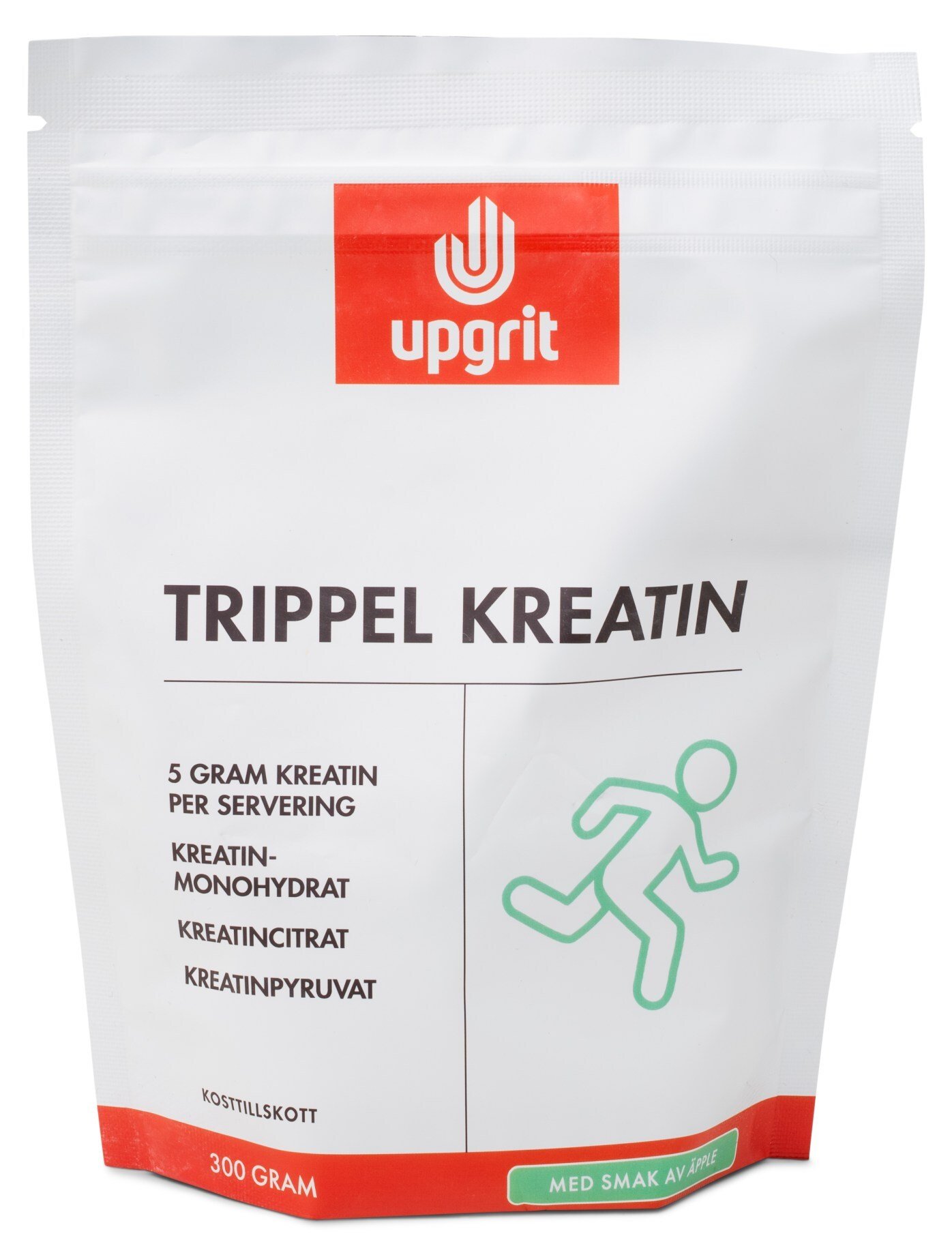 Upgrit Trippel Kreatin Äpple 300 gram