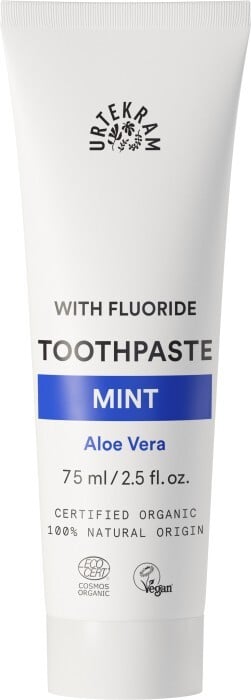 Urtekram Beauty Mint Toothpaste with Fluor Organic 75 ml