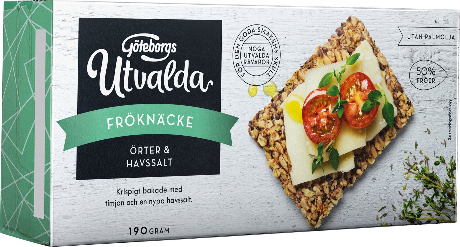 Göteborgs Utvalda Fröknäcke Örter & Havssalt 190 g
