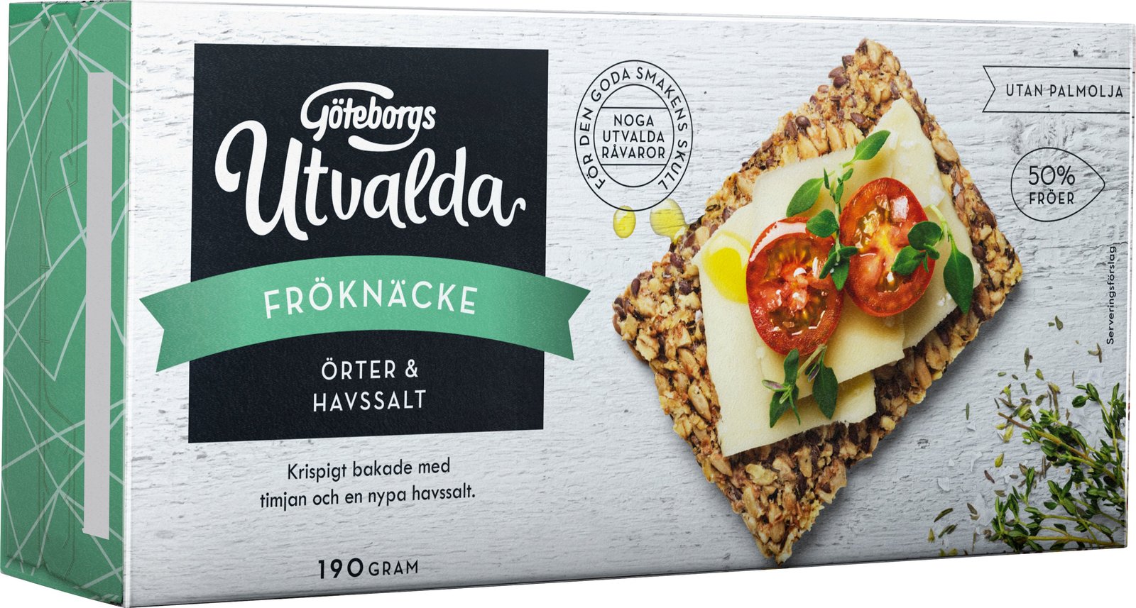 Göteborgs Utvalda Fröknäcke Örter & Havssalt 190 g