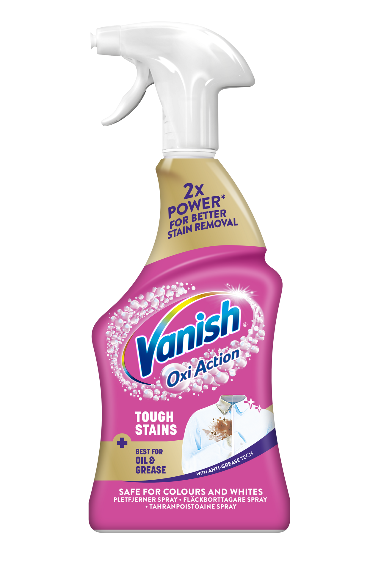 Vanish Förbehandlare Fettfläckar Spray 500 ml