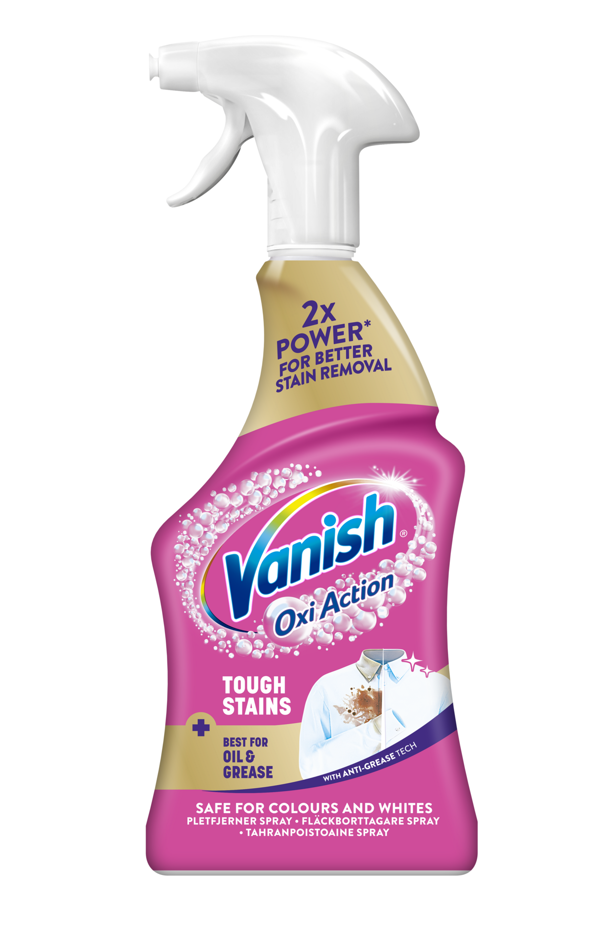 Vanish Förbehandlare Fettfläckar Spray 500 ml