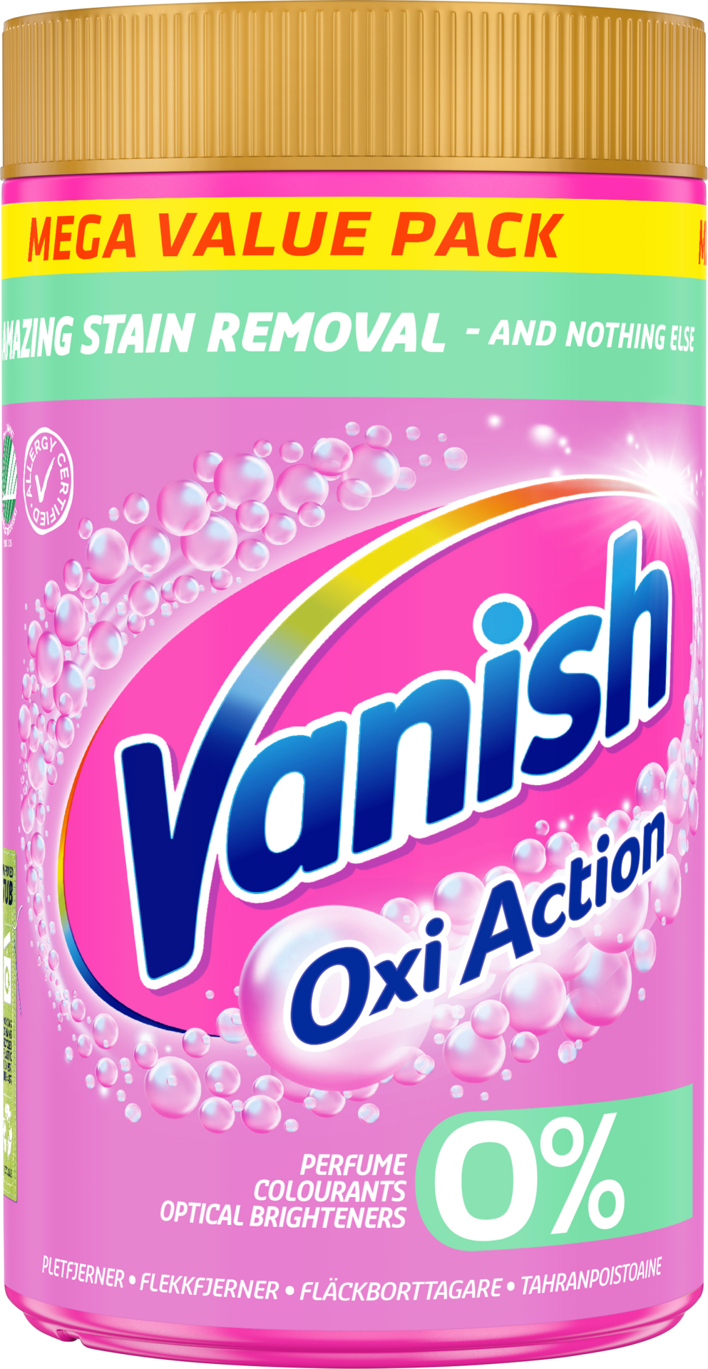 Vanish 0% Fläckborttagningspulver 1320 g