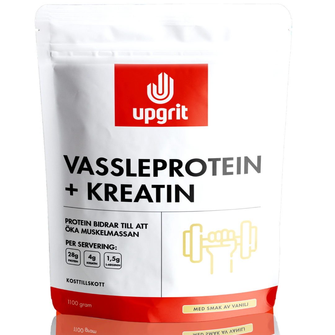 Upgrit Vassleprotein + Kreatin Vanilj 1100gram
